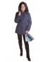 Kaptur -dámská zimní bunda s kožíškem