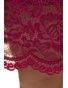 NM 170-5 - dámské krajkové šaty bordó