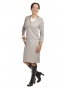 NM 161-3 - dámské šaty světle šedá melanž