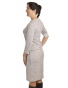 NM 161-3 - dámské šaty světle šedá melanž