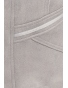 ST452 - dámský semišový kabátek světle šedý