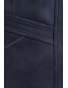 ST452 - dámský semišový kabátek tmavě modrý