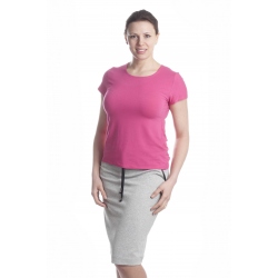 KR-101 - dámské jednobarevné tričko malinové