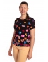 K23-028 - dámské letní tričko barevná srdce