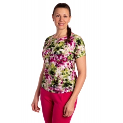 K23-057 - dámské letní tričko barevné květy I
