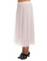 DAM597 - dámská delší bílá šifonová sukně