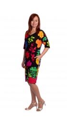 K24 - 204 - dámské letní šaty barevné květy